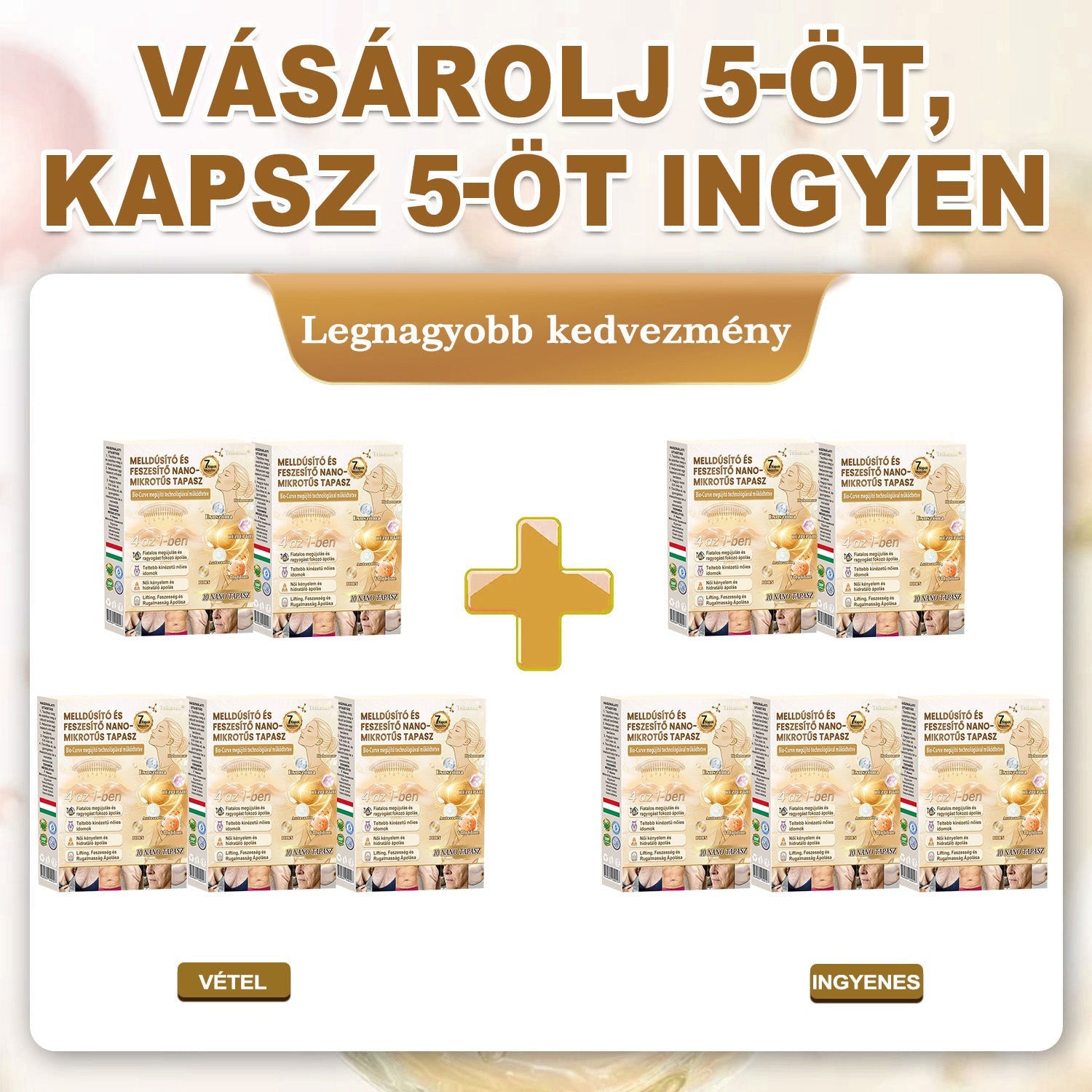 10 doboz (5+5 ajándék)