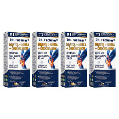 💥💥 DR.Fachmer® Mentol · Árnika · Ördögkarom 10 az 1-ben ízület- és izomápoló roll-on | Köszvény, ízületi merevség, duzzanat és izomfájdalom esetén | Gyorsan felszívódó, nem zsíros