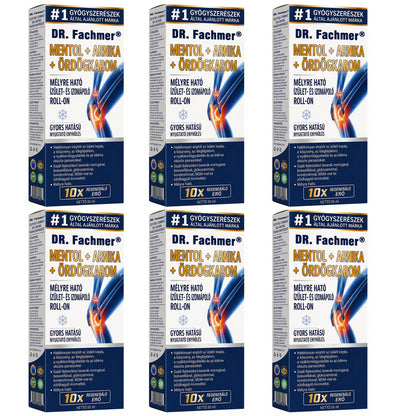 💥💥 DR.Fachmer® Mentol · Árnika · Ördögkarom 10 az 1-ben ízület- és izomápoló roll-on | Köszvény, ízületi merevség, duzzanat és izomfájdalom esetén | Gyorsan felszívódó, nem zsíros
