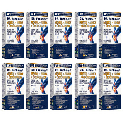 💥💥 DR.Fachmer® Mentol · Árnika · Ördögkarom 10 az 1-ben ízület- és izomápoló roll-on | Köszvény, ízületi merevség, duzzanat és izomfájdalom esetén | Gyorsan felszívódó, nem zsíros