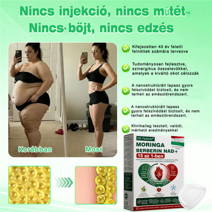 ⭐DR.Fachmer® Moringa + Berberin + NAD+ 15 az 1-ben nanomikrotűs tapasz | A testápolás új generációja fejlett nanoformulával