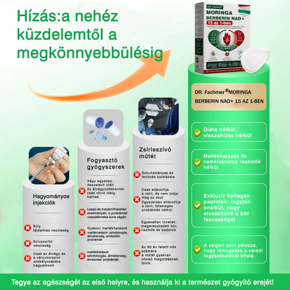 ⭐DR.Fachmer® Moringa + Berberin + NAD+ 15 az 1-ben nanomikrotűs tapasz | A testápolás új generációja fejlett nanoformulával