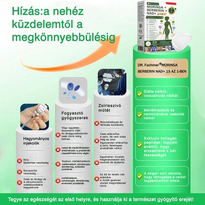 💡 DR.Fachmer® Moringa + Berberin + NAD+ 15 az 1-ben nanomikrotűs tapasz | A testápolás új generációja fejlett nanoformulával 💡