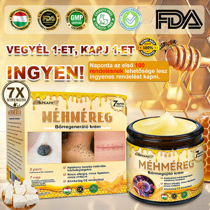 ✨✨ 🔥 Most 50% kedvezménnyel elérhető! ✨✨ DR.Fachmer® 🐝 Méhméreges Bőrmegújító Krém – Ráncok, Hegek, Pigmentfoltok, Striák, Akné, Ekcéma, Pikkelysömör Ellen