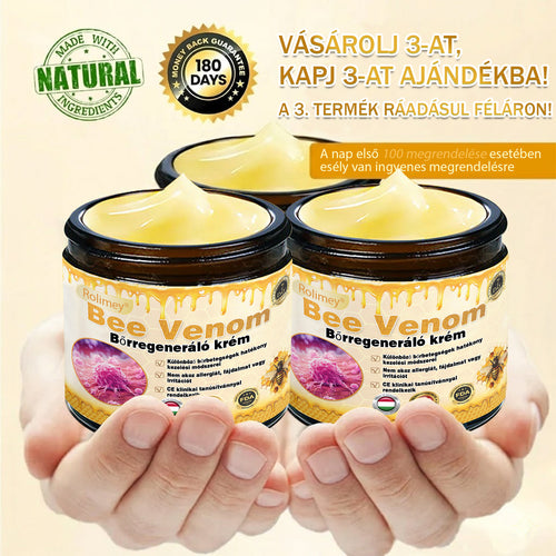🐝💫 Rolimey® Méhméreg Pro Komplex Krém — Bőrfeszesítő ápolás minden bőrtípusra 🔥