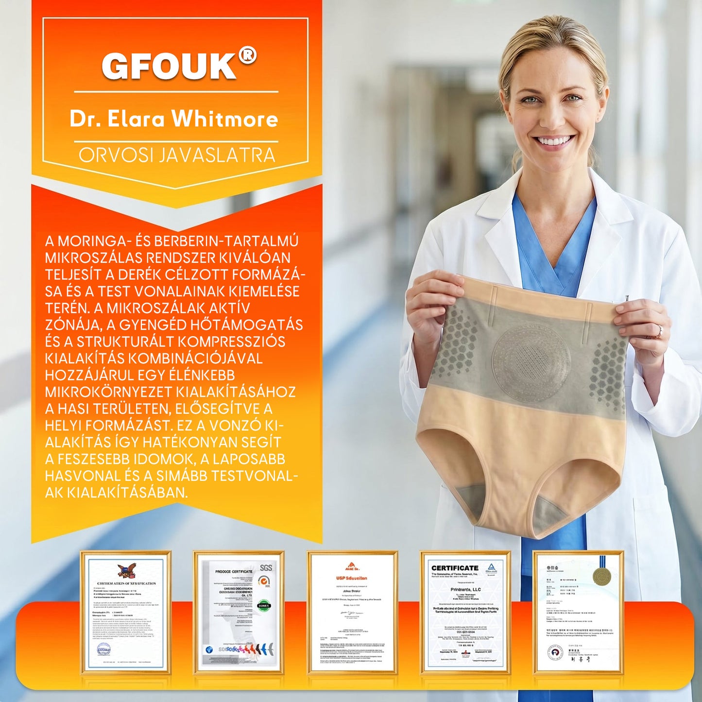 👨‍⚕️👨‍⚕️A márka hivatalos üzlete | 🍃GFOUK® 2026 Moringa és berberin 4 az 1-ben mikrorészecskés alakformáló és zsírégető rövidnadrág