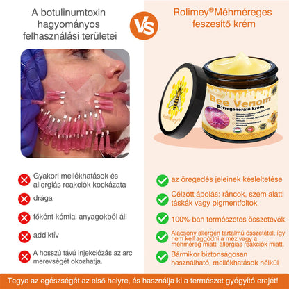 🐝💫 Rolimey® Méhméreg Pro Komplex Krém — Bőrfeszesítő ápolás minden bőrtípusra 🔥