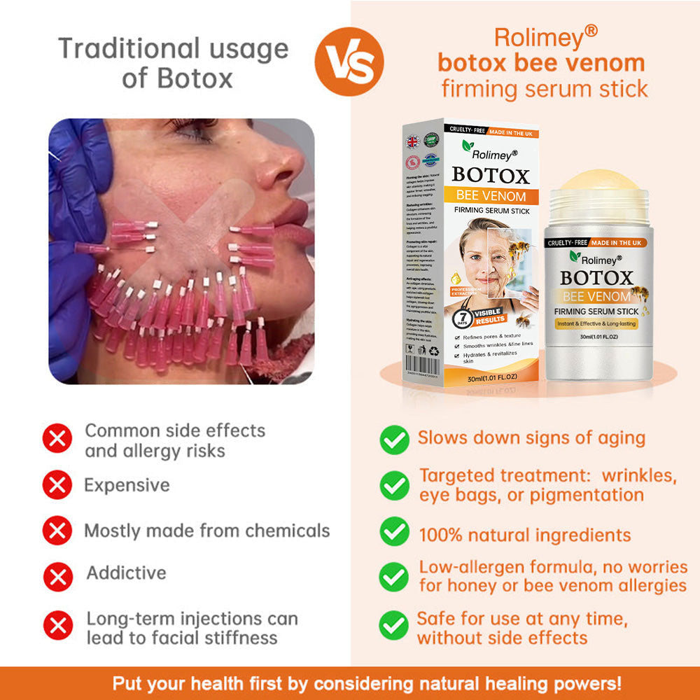 🌲 Az Egyesült Királyságban készült és onnan kerül kiszállításra 🇬🇧 Rolimey® Botox méhméreg feszesítő szérum stift (⏳ UTOLSÓ NAP – 70% KEDVEZMÉNY) ✨