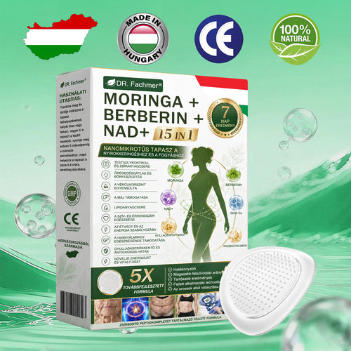 💡 DR.Fachmer® Moringa + Berberin + NAD+ 15 az 1-ben nanomikrotűs tapasz | A testápolás új generációja fejlett nanoformulával 💡