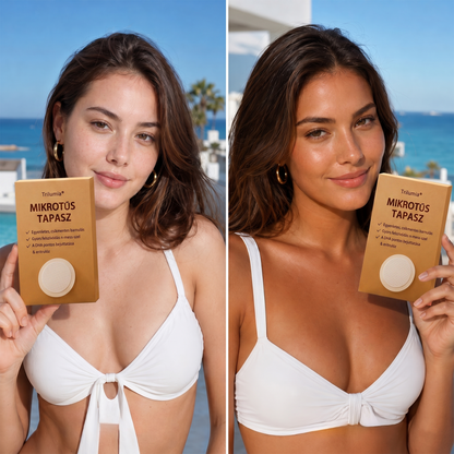 🌞🚢Akár 85% KEDVEZMÉNY a Trilumia® SunFree barnító tapaszra ☀️ UV-mentes, aranybarna ragyogás ✨ Természetes hatású barnaság akár 14 napig
